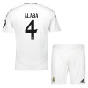 Conjunto (Camiseta+Pantalón Corto) Real Madrid Alaba 4 Primera Equipación 2024-25 - Niño